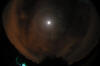 Moon halo and Mars on November 28, 2007