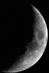 Montage of 5 day old Moon