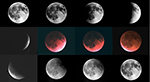 Montage of April 14-15, 2014 Lunar Eclipse