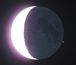 Lunar occultation of Mars