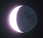 Lunar occultation of Mars
