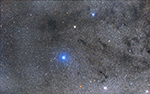 Barnard 136, labeled image