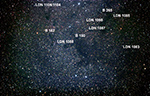 Barnard 160 labeled image