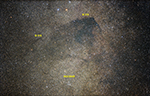 Barnard 312 and 313, labeled image