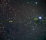 Barnard 24 and 23 labeled image